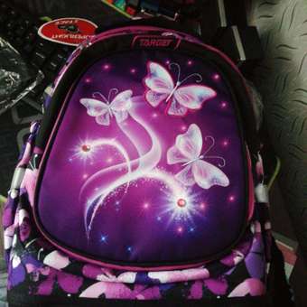Рюкзак Target суперлегкий с пеналом Violet Butterfly: отзыв пользователя Детский Мир