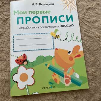 Книга Мои первые прописи Выпуск 3 Графические упражнения: отзыв пользователя Детский Мир