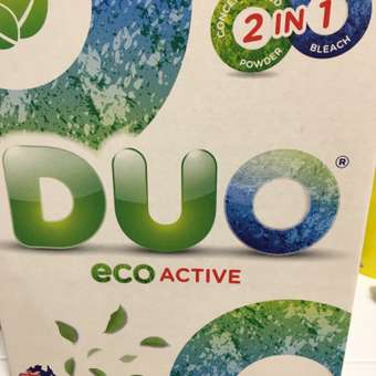 Стиральный порошок DUO Еco Active концентрированный для цветного и белого белья 1800 г 75 стирок: отзыв пользователя Детский Мир