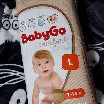 Трусики BabyGo Comfort 44 шт. L 9-14 кг: отзыв пользователя Детский Мир