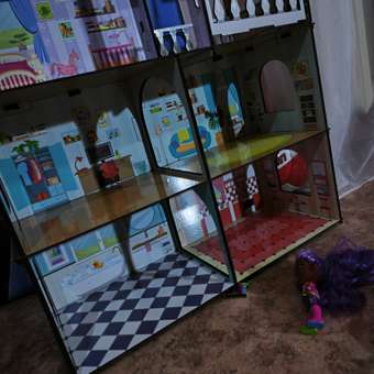 Кукольный домик энчантималс Alatoys игровой центр для барби 3 этажа 6 комнат: отзыв пользователя Детский Мир