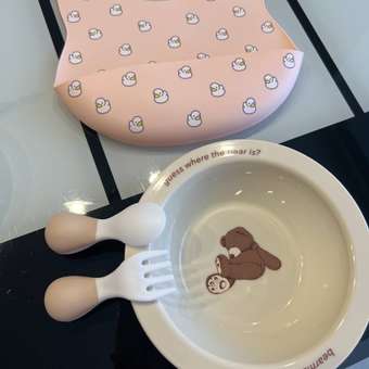 Нагрудник Happy Baby силиконовый с кармашком: отзыв пользователя Детский Мир
