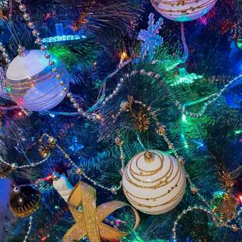 Шары SXMas 16 шт белые с блестками: отзыв пользователя Детский Мир