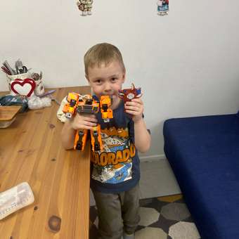 Игровой набор METAL-CARDBOT Мега Тракер: отзыв пользователя ДетМир