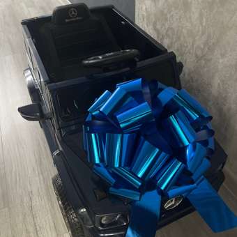 Бант шар для подарка Riota синий металлик 36 см: отзыв пользователя Детский Мир