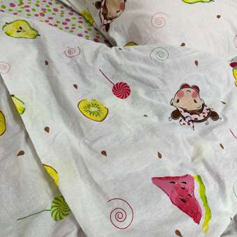 Комплект постельного белья BRAVO kids dreams Девочки-конфетки 1.5 спальный 3 предмета: отзыв пользователя Детский Мир
