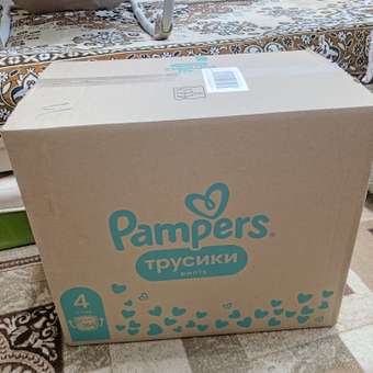 Подгузники-трусики Pampers Pants 4 9-15кг 164шт: отзыв пользователя ДетМир