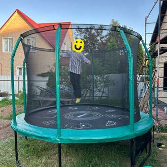 Батут каркасный Supreme 10 ft UNIX line game Green общий диаметр 305 см до 150 кг: отзыв пользователя Детский Мир