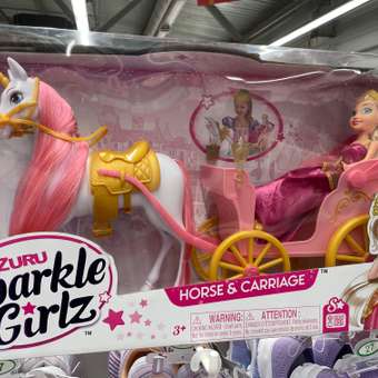 Кукла модельная Zuru Sparkle Girlz с каретой: отзыв пользователя Детский Мир