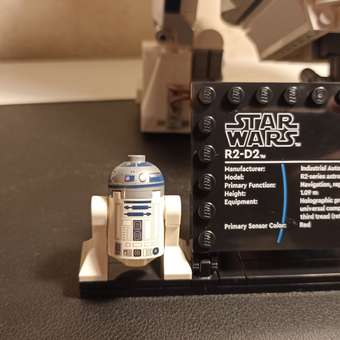 Конструктор LEGO Star Wars Фигурка дроида R2-D2 75379: отзыв пользователя Детский Мир