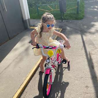Велосипед MAXXPRO N 16-5 бело-розовый: отзыв пользователя Детский Мир