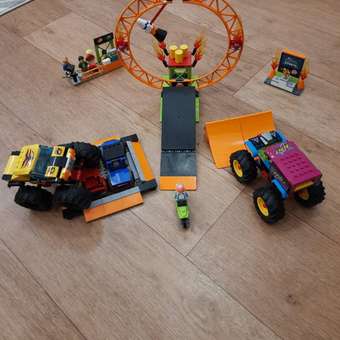 Конструктор LEGO City Арена для шоу каскадёров 60295: отзыв пользователя ДетМир