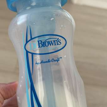 Набор бутылочек Dr Brown's Options+ антиколиковые широкое горлышко 270мл 2шт Синий: отзыв пользователя Детский Мир