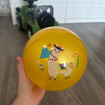 Мяч детский Veld Co Радужная альпака 22 см: отзыв пользователя Детский Мир