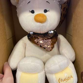 Мягкая игрушка KULT of toys Плюшевый медведь Masha в подарочной с сердцем 30см: отзыв пользователя Детский Мир