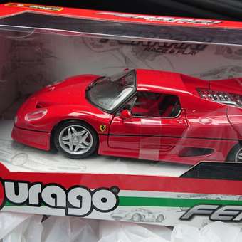 Машина BBurago 1:24 Ferrari F50 Красная 18-26010: отзыв пользователя Детский Мир