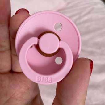 Соска-пустышка BIBS Colour Baby Pink 0+ месяцев: отзыв пользователя Детский Мир