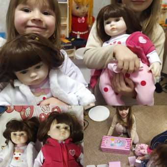 Кукла Реборн QA BABY девочка Алиса силиконовая большая 42 см: отзыв пользователя Детский Мир