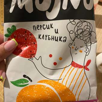 Чипсы MOjNO персик-клубника со вкусом милкшейк 50г: отзыв пользователя Детский Мир