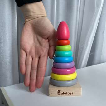 Игрушка Alatoys пирамидка: отзыв пользователя Детский Мир