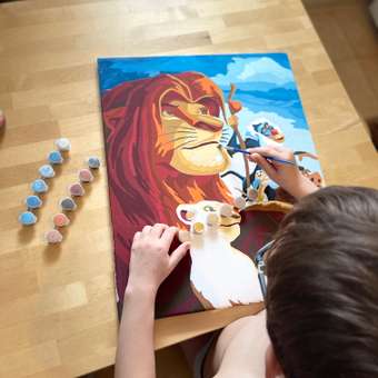 Картина по номерам Art on Canvas Король Лев холст на подрамнике 40х50 см: отзыв пользователя Детский Мир