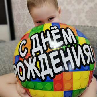 Шар фольгированный Веселая затея Конструктор 1202-2840: отзыв пользователя Детский Мир