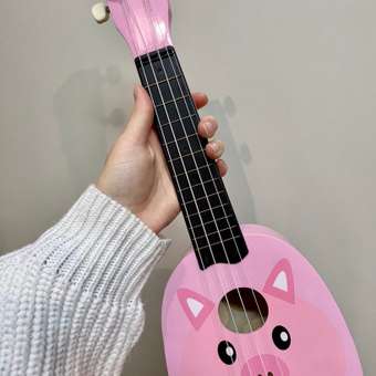 Укулеле Belucci Гавайская гитара для ребенка MU2115 (Pink Pig): отзыв пользователя Детский Мир