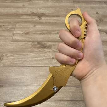 Нож VozWooden Керамбит Голд: отзыв пользователя Детский Мир