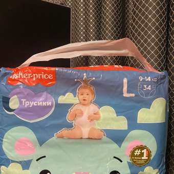 Подгузники-трусики Fisher Price L: отзыв пользователя Детский Мир