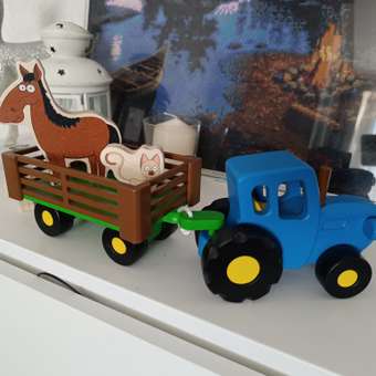 Игрушка Синий трактор прицеп: отзыв пользователя Детский Мир