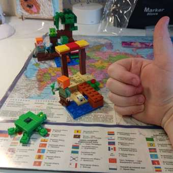 Конструктор LEGO Minecraft Черепаший пляж 30432: отзыв пользователя ДетМир