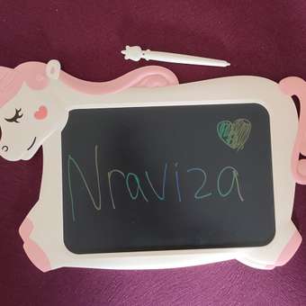 Планшет для рисования NRAVIZA Детям Единорог: отзыв пользователя Детский Мир