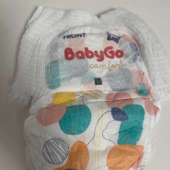 Трусики BabyGo Comfort XL 12-16кг 38шт: отзыв пользователя ДетМир