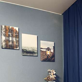 Комплект картин на холсте LORI Интерьерные на стену 3 в 1 Умиротворение 40х30 см: отзыв пользователя Детский Мир