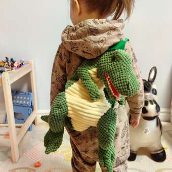 Игрушка-рюкзак ПЛЮШЛЕНД динозавр Тираннозавр Рекс 38см: отзыв пользователя Детский Мир