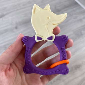 Прорезыватель для зубов ROXY-KIDS Fox teether цвет фиолетовый: отзыв пользователя Детский Мир