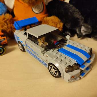 Конструктор LEGO Speed Champions 2 Fast 2 Furious Nissan Skyline GT-R (R34) 76917: отзыв пользователя ДетМир