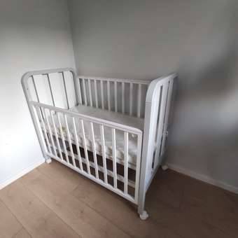 Детская кроватка Bebizaro Heirloom прямоугольная, без маятника (серый, белый): отзыв пользователя Детский Мир