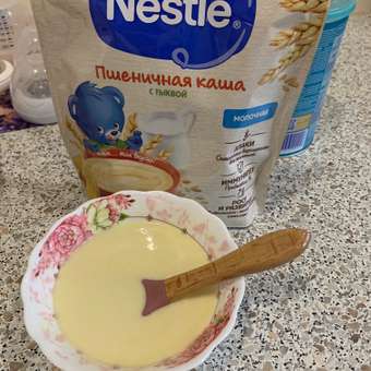 Каша молочная Nestle пшеница-тыква 200г с 5месяцев: отзыв пользователя Детский Мир