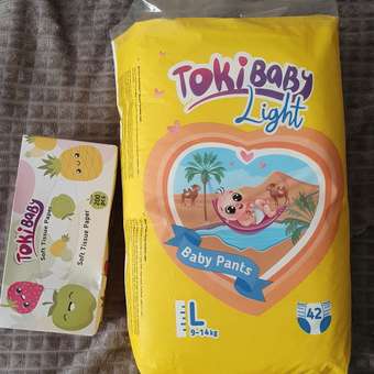 Бумажные салфетки Tokibaby 200 шт: отзыв пользователя Детский Мир