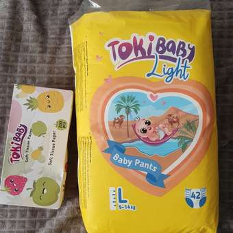 Бумажные салфетки Tokibaby 200 шт.: отзыв пользователя Детский Мир