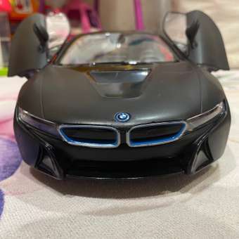 Машина Rastar РУ 1:14 BMW i8 USB Черная 71070: отзыв пользователя Детский Мир