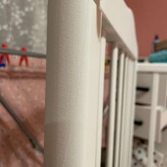 Детская кроватка Bebizaro Overall прямоугольная, универсальный маятник (белый): отзыв пользователя Детский Мир