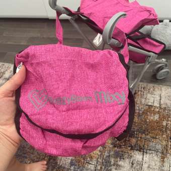 Коляска для кукол трость Buggy Boom с сумкой темно-розовая: отзыв пользователя Детский Мир
