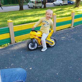 Каталка Полесье Мотоцикл Жёлтый 80578: отзыв пользователя Детский Мир