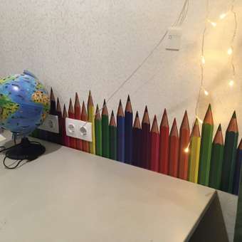 Наклейка интерьерная Woozzee Цветные карандаши: отзыв пользователя Детский Мир