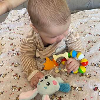 Мягкая погремушка Жирафики для новорожденных колечко Зайка: отзыв пользователя Детский Мир