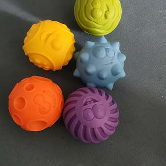 Мячики тактильные цветные Solmax набор из 6 шт SM06738: отзыв пользователя Детский Мир
