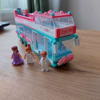 Конструктор SLUBAN Розовая мечта Свадебный автобус M38-B0769: отзыв пользователя Детский Мир
