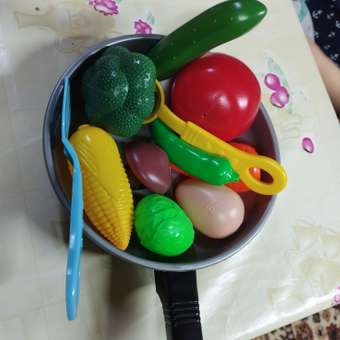 Игровой набор Demi Star Сковорода с продуктами, 11 предметов: отзыв пользователя Детский Мир